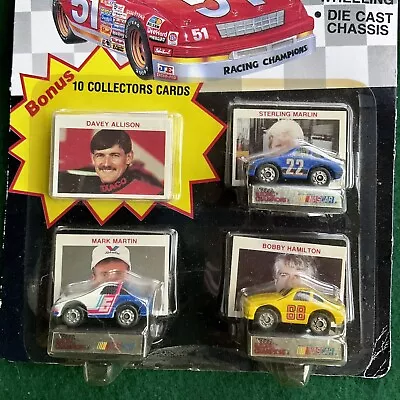 Racing Champions Mini Stock Die Cast Cars 10 Cards Marlin Hamilton Martin 1992 • $9.99