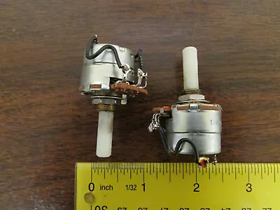 2 Pieces - Clarostat 5k Switch Potentiometers   From HP 7047A X-Y Recorder • $14.95