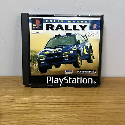 Colin McRae Rally - Platinum - Sony 1998  PlayStation PS1  Complete With Manual • £4.99