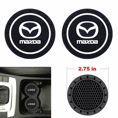 Coaster 2pc 2.75'' Silicone Car Cup Holder Auto Insert - Us Seller • $8.99