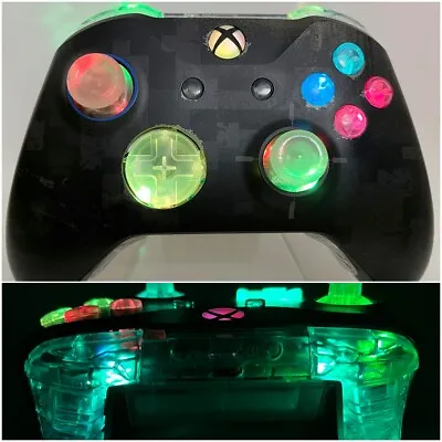 PUBG Microsoft Xbox One Controller - W Custom LED Mod - Great GIFT • $168