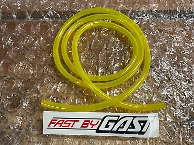 FBG Lectron Fuel Line Yellow 1/4  ID 3/8  OD Dragbike ATV PWC Hose Gas PER FOOT • $4.74