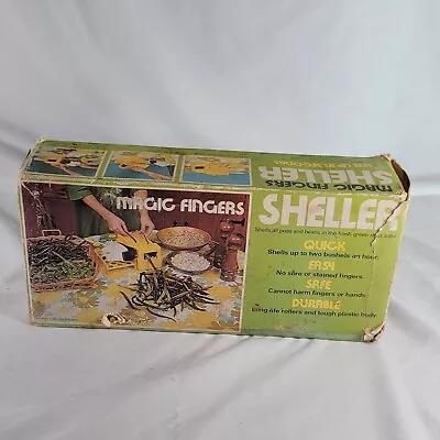 Magic Fingers Bean Pea Sheller W/Instructions Complete Vintage For Mixer - Drill • $15.75