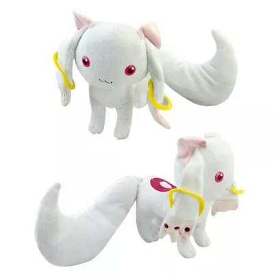 9'' Puella Magi Madoka Magica Magic Kyubey Plush Toy Qbay Cat Soft Stuffed Doll  • $9.99