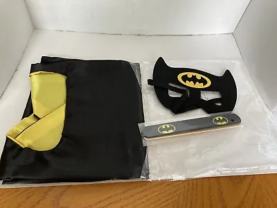 Batman Cape Arm Band And Mask New In Package Child's Small • $7