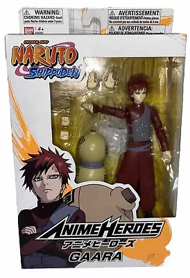 Naruto Shippuden Gaara With Gourd Bag 6.5  Action Figure Bandai Anime Heroes • $39.95