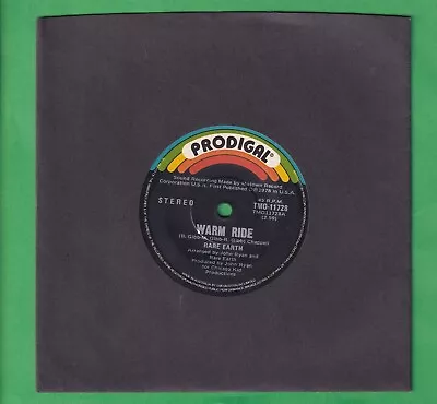 Rare Earth 1978 45rpm Single- Warm Ride (Bee Gees) / Would You Like To Come  • $8.99