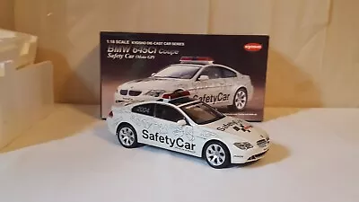 Kyosho 1:18 Scale 2004 Bmw 645ci Coupe Safety Car (moto Gp) ! Mint Condition • $129.99