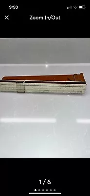 Vintage Keuffel & Esser K&E N4053-3 10  Long Slide Rule W/ Case VTG U.S.A. READ  • $50