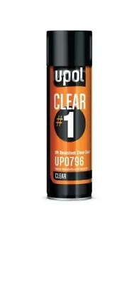 U-POL Premium Aerosols: Clear #1 High Gloss Clearcoat 15oz UPL-UP0796 • $28.49