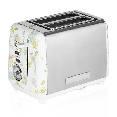 £62 • Buy Laura Ashley 2 Slice Toaster In White By ViewQuest VQSBT582WSUK | Brand New
