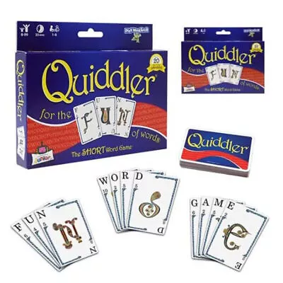 Quiddler Card Game Board Game Entertainment Couples Friends Family • £5.70