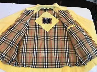 S Small Authentic BURBERRY Vintage Jacket Men Man Bomber Windbreaker Trench Coat • $249