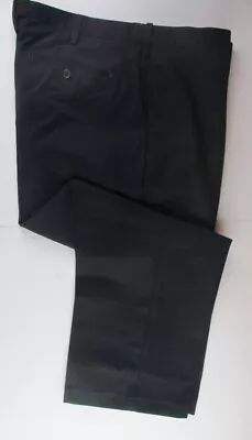 LANDS END Black Traditional Fit Comfort Waist Pants Mens 42 X 34 NEW • $21.56