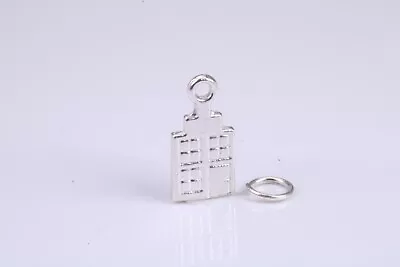 Office Building Charm Made From Solid Sterling Silver • £14.95