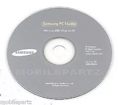 Genuine Samsung PC Studio Software V 3.20 For D900i F480 G600 J600 U600 U800 • £2.49