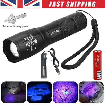 £10.99 • Buy UV Ultra Violet L2 LED Blacklight Flashlight Light 395NM Inspection Lamp Torch