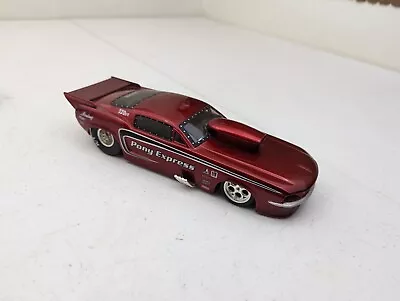 1967 Shelby GT 500 Mustang Pony Express Funny Car Red Jada 1:24 Diecast Dragster • $29.99