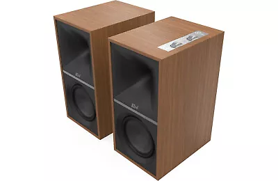 Klipsch The Sevens Powered Stereo Speakers With Bluetooth And HDMI Walnut Finish • $799