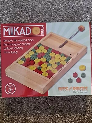 Mikado Rules Wooden Board Game By Bits And Pieces  Complete Open Box • $25