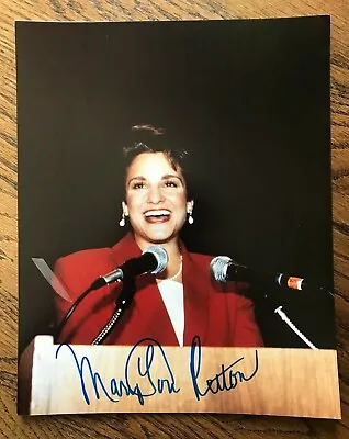MARY LOU RETTON 8 X 10 Signed Photo OLYMPIC GOLD MEDALIST GYMNAST • $23.50