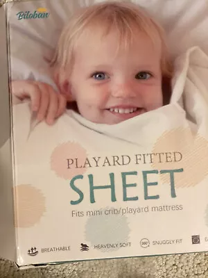 New Pack N Play Fitted Sheets - 2 Pack Gray & White Preshrunk (39''x27'') • $5