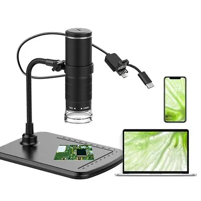 1000X Digital Microscope HD LED USB WiFi Microscope For Smartphone PCB • $23.05