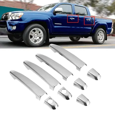 $13.99 • Buy For 2005-2015 Toyota Tacoma / 2003-2009 4Runner Chrome 4 Door Handle Covers USPS