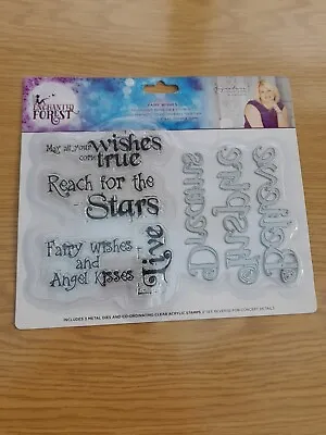 Enchanted Forest Metal Die & Stamp Set Fairy Wishes Signature Collection • £5.99