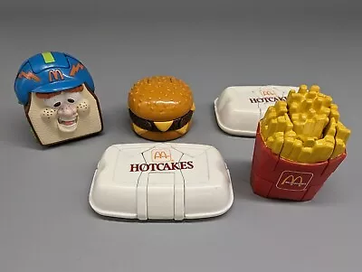 Vintage McDonalds Changeables Transformers Lot Of 4 +1 Happy Meal Toys 1990 • $19.90