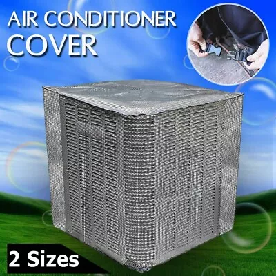 Mesh Air Conditioner Cover For Outside All Seasons Units AC Full Protector Cover • $31.25