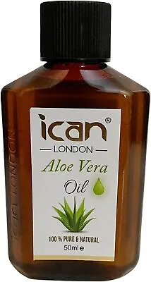 100% Pure And Natural Aloe Vera Oil For Hair And Skin For ‎All Skin Types 50ml  • £5.06