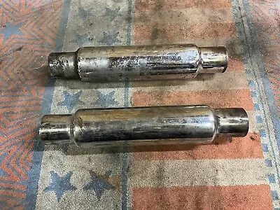 Vintage Chopper Bobber Short Cigar Mufflers • $59.99