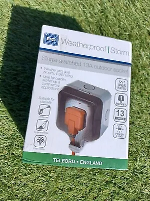 £10.95 • Buy BG Weatherproof Outdoor Single And Double Switched Sockets