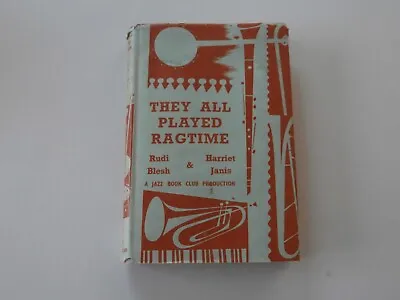 £3.95 • Buy Vintage Jazz Book Club They All Played Ragtime Rudi Blesh & Harriet Janis (1960)