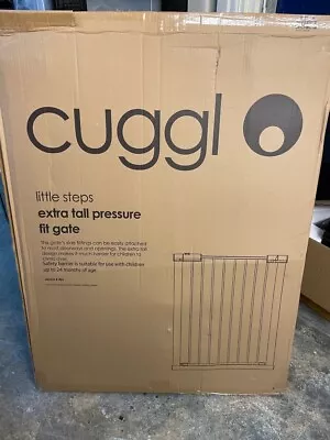 Cuggl Extra Tall Safety Gate 75 To 81cm Pet Child Doorway Stairway #SG7 • £32.49