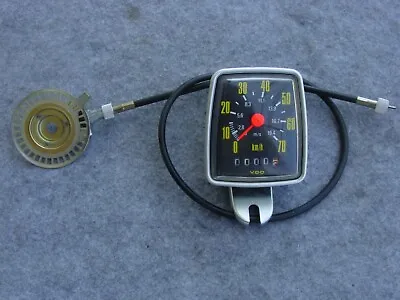 VDO Trio 70 Tachometer Approx. 1980 28 Inches New Unpacked 0 Km Mount Used • $103.35