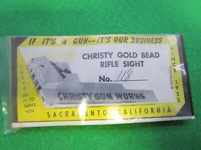 CHRISTY GOLD BEAD No 118 Front Sight New Old Stock • $4