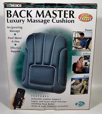 Homedics Back Master Luxury Massage Cushion With Heat - Tested & Working! • $19.99