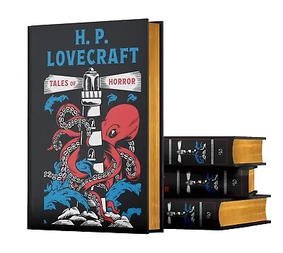 H.P. Lovecraft:Tales Of Horror (Leather-bound) 9789124288730 NEW • £14.99