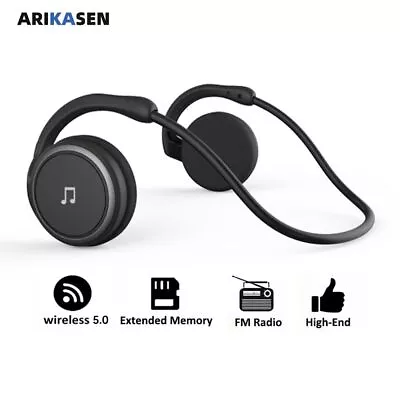 MP3 Player Headset - Wireless Headphone Player FM Radio Bluetooth Headphone Mic • $65.76