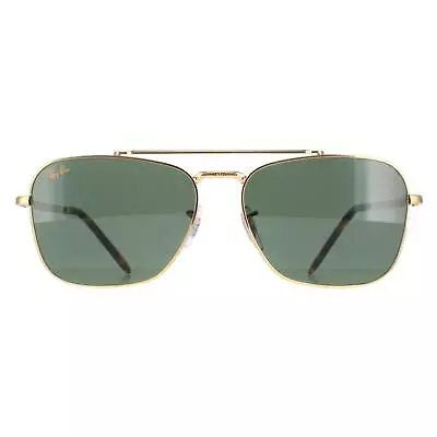 Ray-Ban Sunglasses RB3636 New Caravan 919631 Gold Green 55mm • $224.40