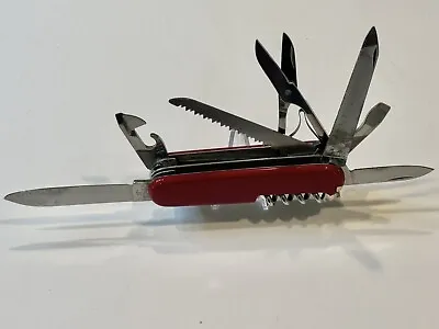 Victorinox 91mm Vintage Ranger SAK/Multitool New Red Scales  FREE Shipping • $50