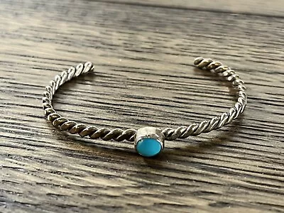 Sterling Silver & Turquoise Cuff Bracelet • $35