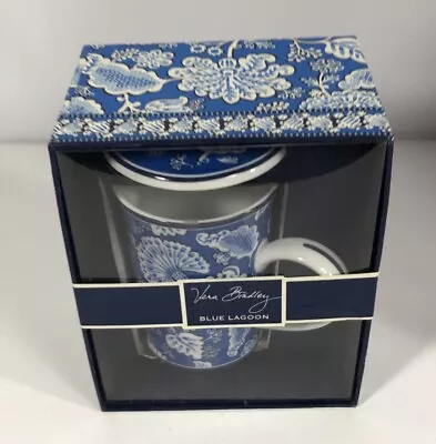 Vera Bradley Blue Lagoon Match Your Purse Cup & Lid Sealed New In Box • $13.99