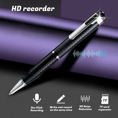 Mini Spy Digital Voice Activated Recorder Hidden Audio Recording Pen Device 32GB • $23.99