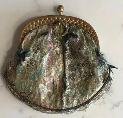 Vintage Renard Paris 15 Rue Vignon Change Purse Silk French • $22