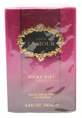SEALED Pour L'Amour By Vicky Tiel Paris 100 Ml / 3.4 Oz EDP SHIPS FROM FL! • $34.85