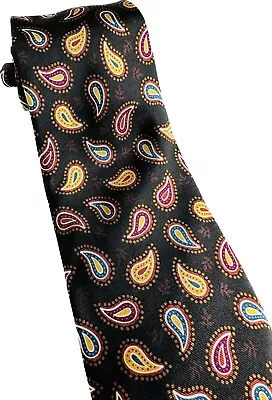 Vintage Multicolored Paisley Vera Bradley Necktie Men’s Silk 58”x3.75” • $14.99