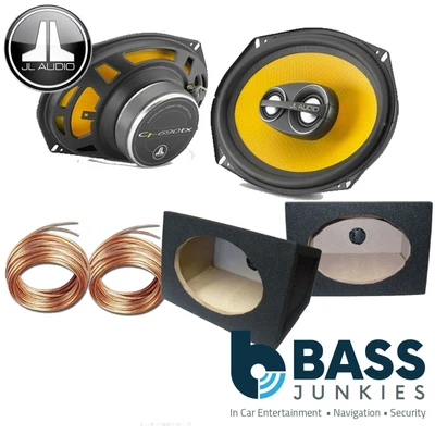 £199.99 • Buy JL Audio C1-690TX 3-Way 6x9  450 Watts Car Speakers & 6x9 Black Pod Box (Pair)